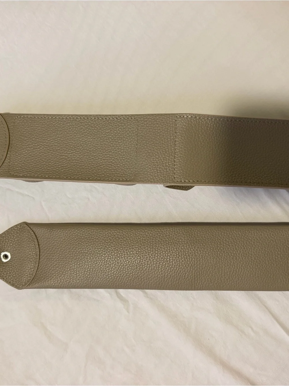 Bandolier Beige/Taupe Leather Detachable Crossbody Phone Strap